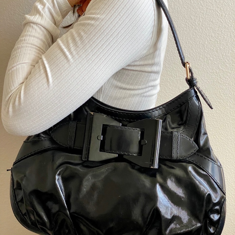 Gucci Queen Hobo Dialux Coated Canvas Medium - Picture 8 of 8